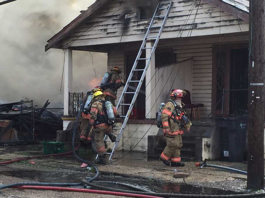 IMG_0106.JPG The fire was reported Wednesday morning in the 1600 block of Marigny Street.