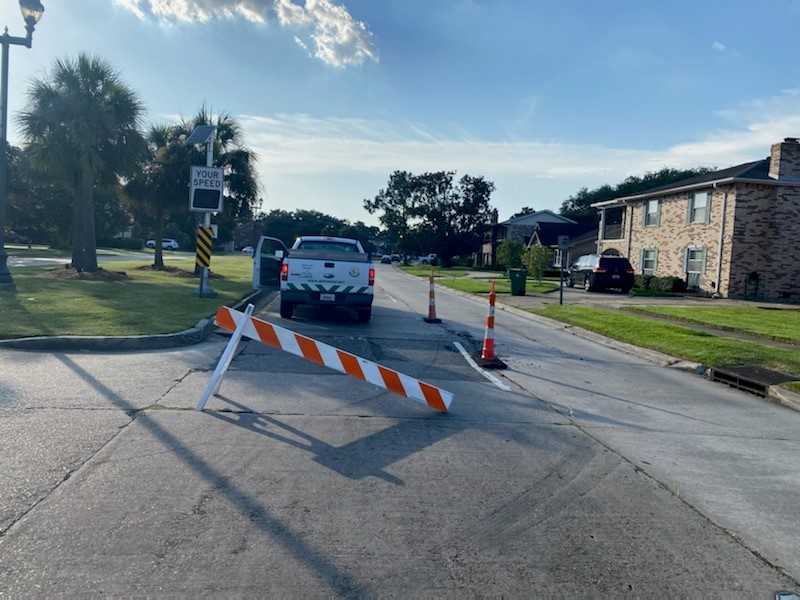 Streets buckle from extreme heat roads buckle in jefferson parish from extreme heat
