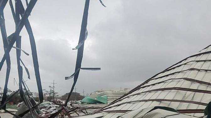 Tornado damage across New Orleans tornado damage across new orleans